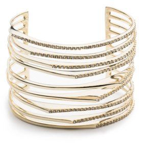 ALEXIS BITTAR | Crystal Encrusted Origami Cuff